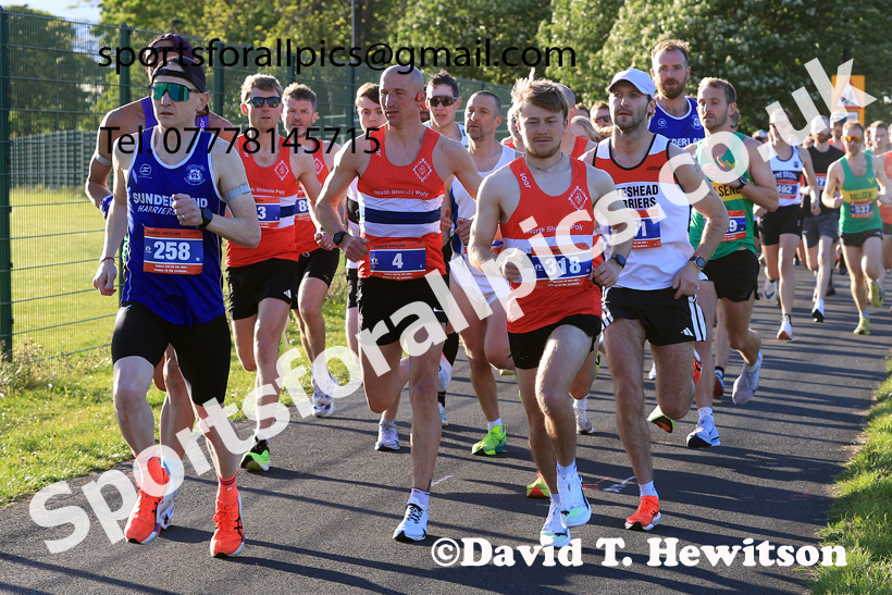 The 2026 Clive Cookson 10k Road Race, Monkseaton, Whitley Bay. Photo: David T. Hewitson/Sports for All Pics